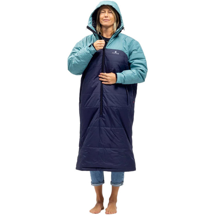 2023 Voited Premium Camping Wearable Sleeping Bag V22UN02SBSLS - Arctic Blue / Graphite / Dusty Sand